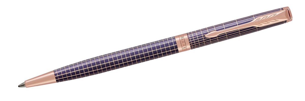 Długopis Parker Sonnet Premium Chiselled Purple PGT Slim